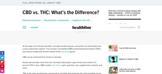 cbd vs thc - healthline