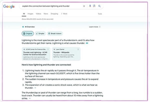 google ai overview