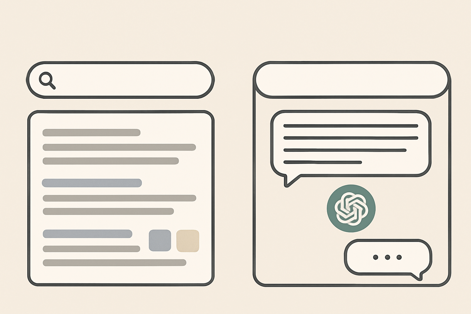 search engine vs ai answers engine
